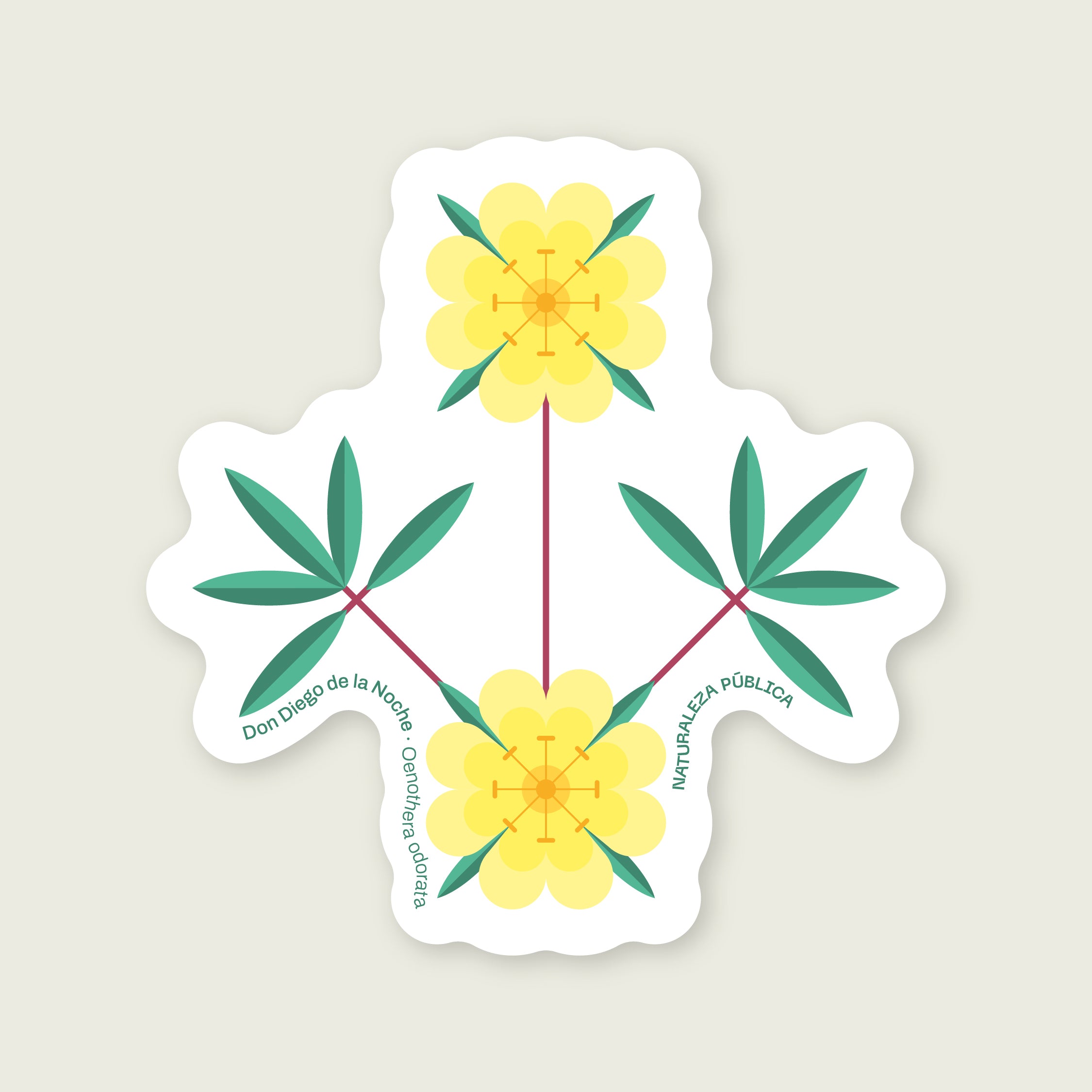 Sticker Flora Nativa — Don Diego