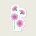 Sticker Flora Nativa — Siempreviva