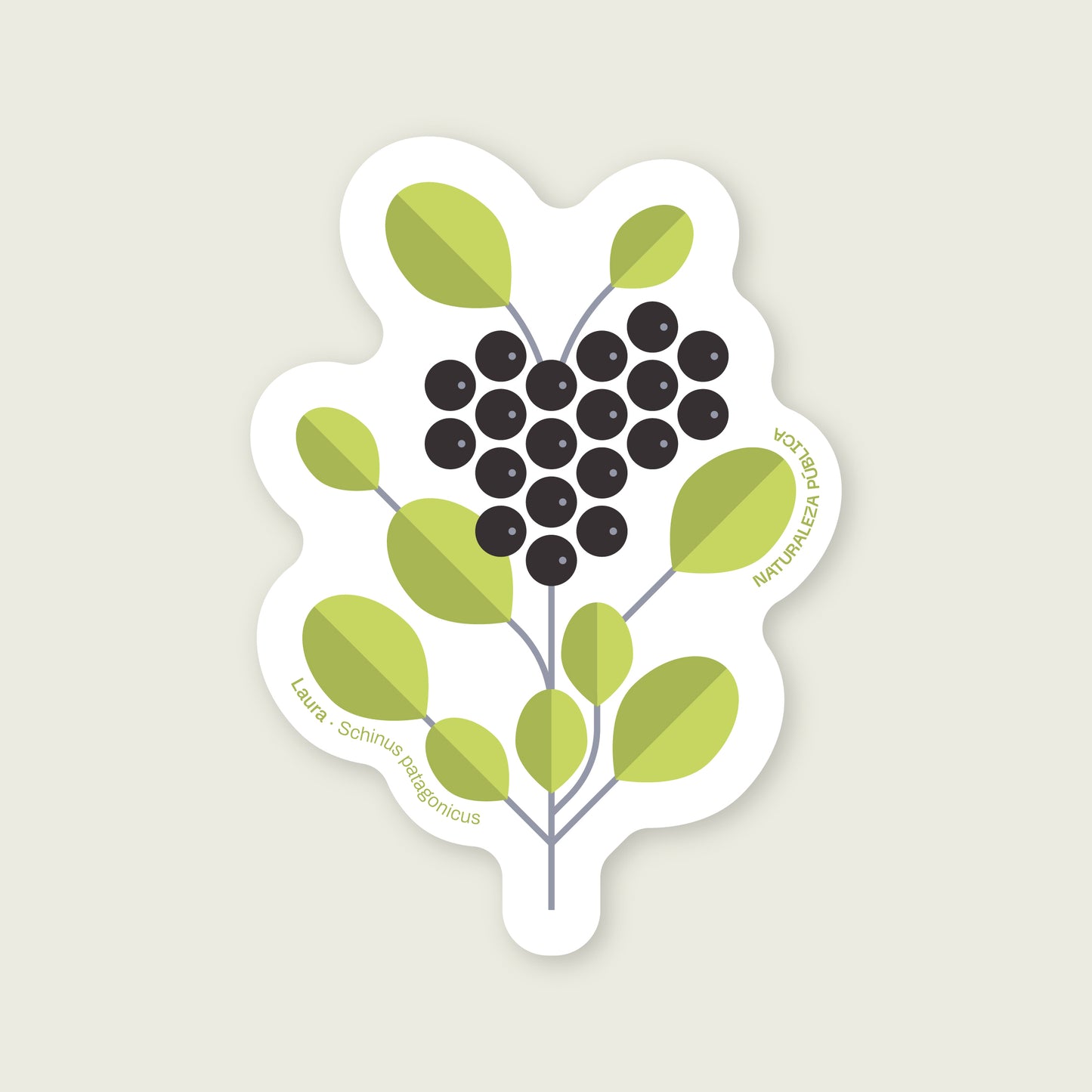 Sticker Flora Nativa — Laura