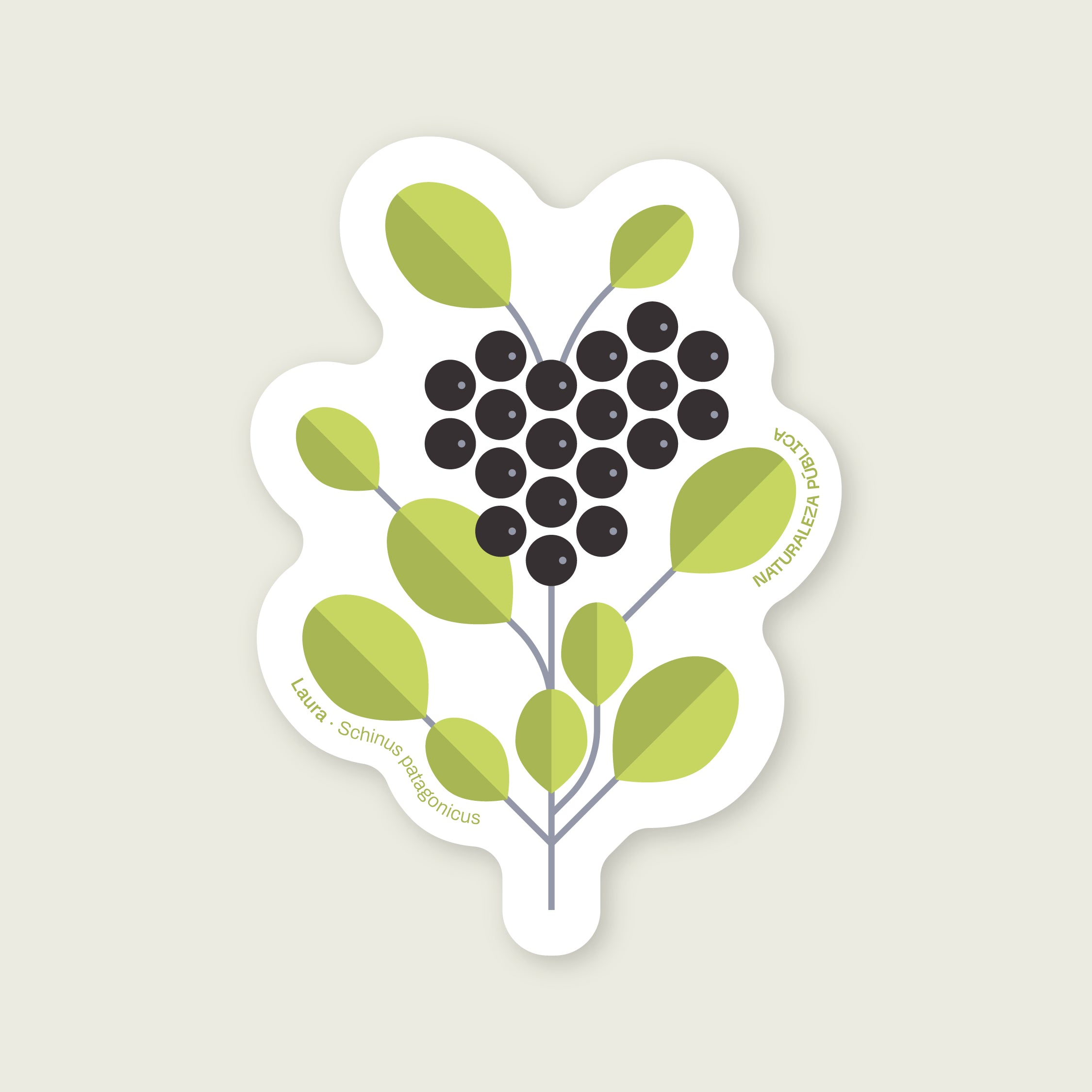 Sticker Flora Nativa — Laura
