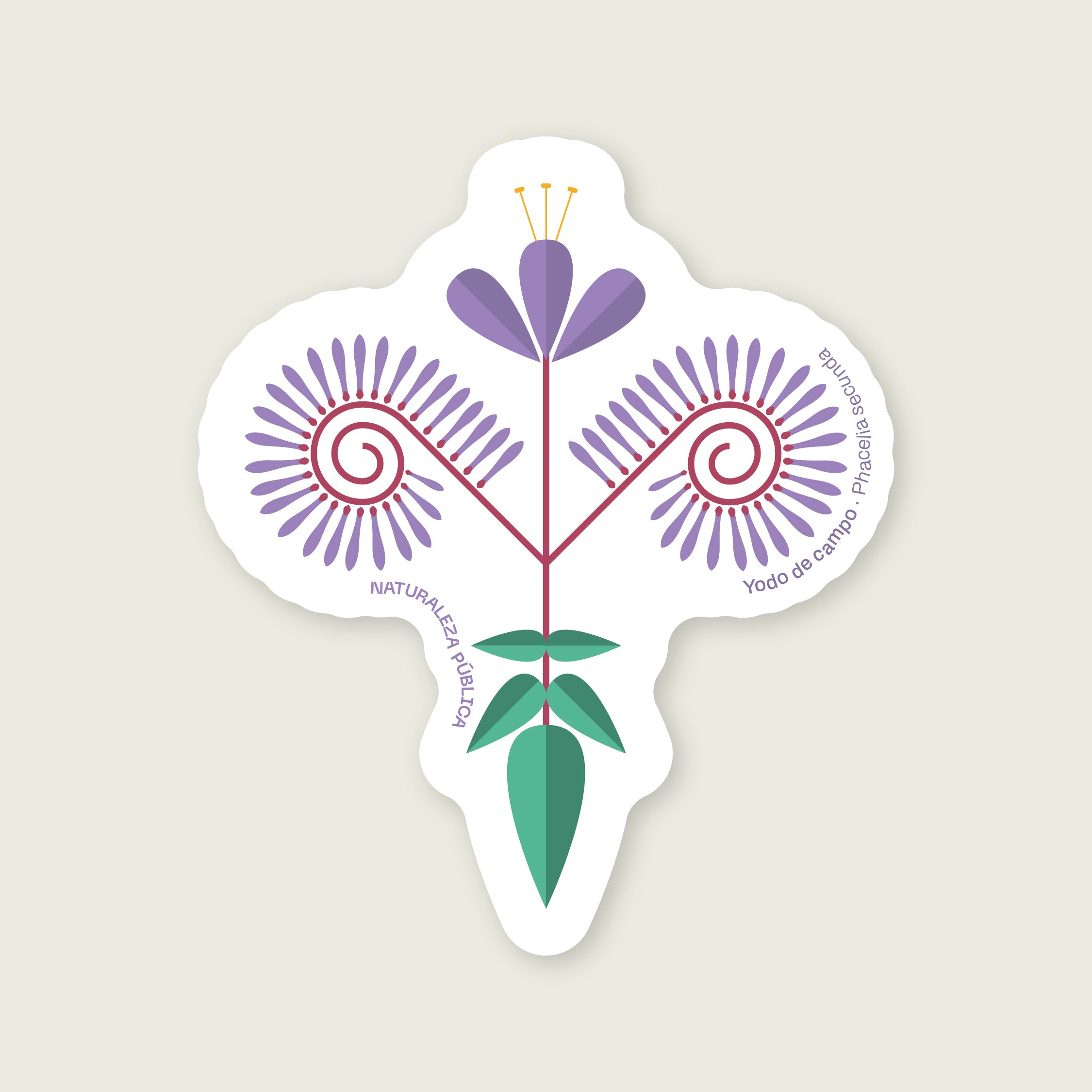 Sticker Flora Nativa — Yodo de Campo
