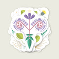 Set 10 Stickers Flora Nativa