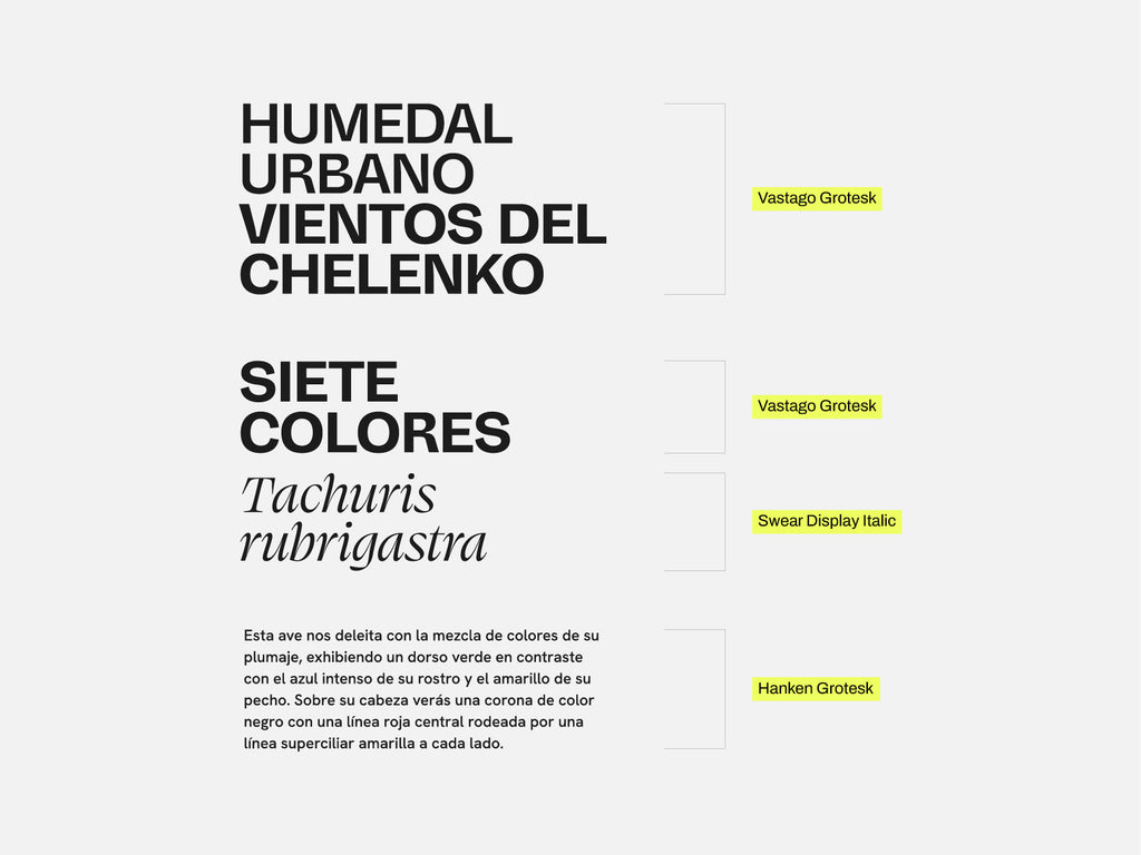 Museografía Humedal Urbano Vientos del Chelenko
