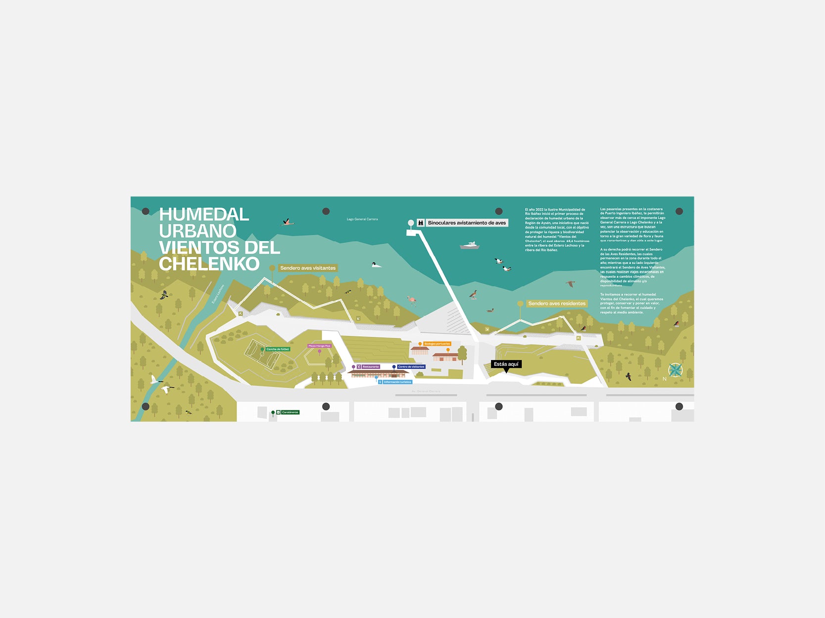 Museografía Humedal Urbano Vientos del Chelenko