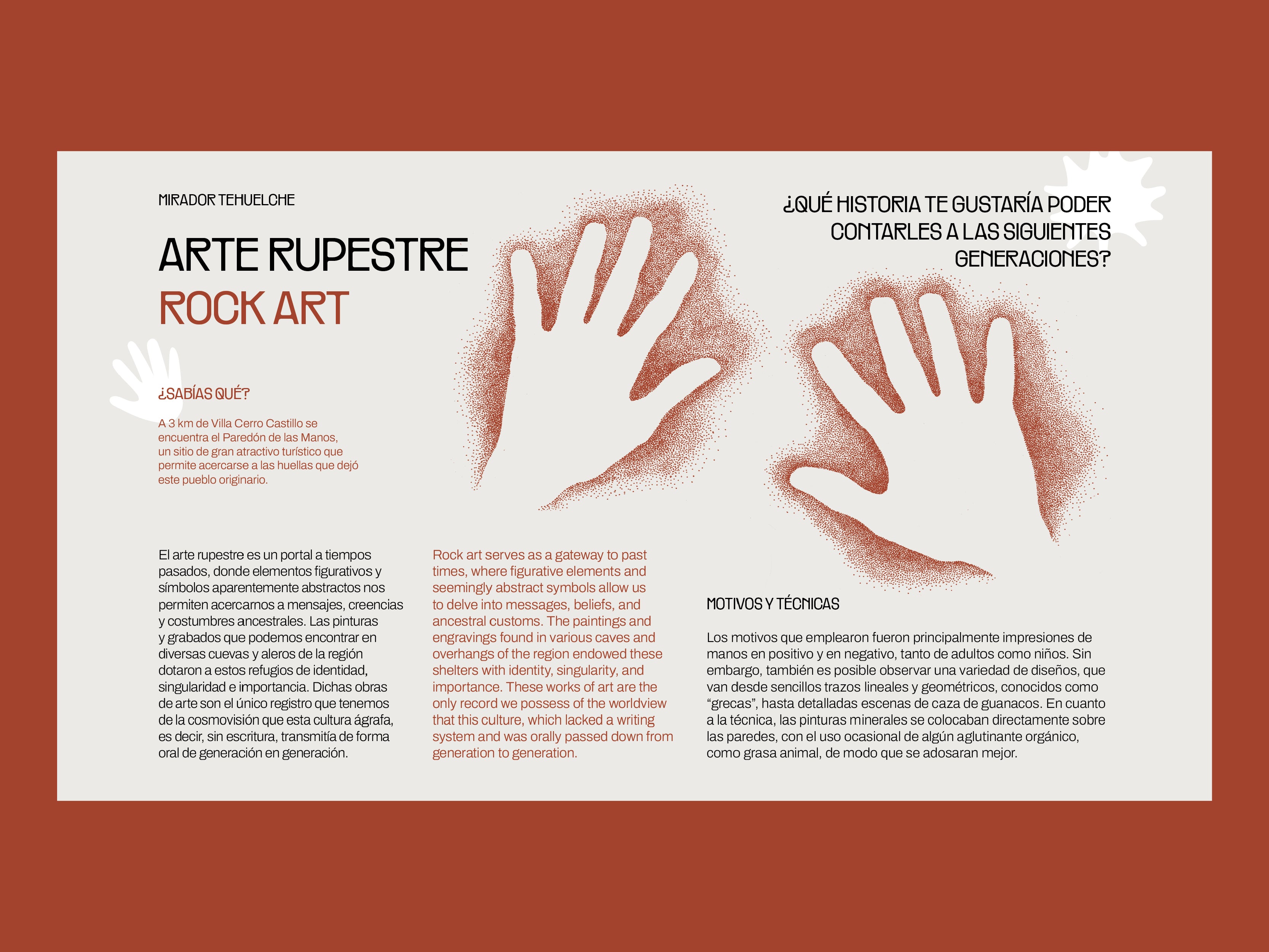 Museografía Mirador Tehuelche