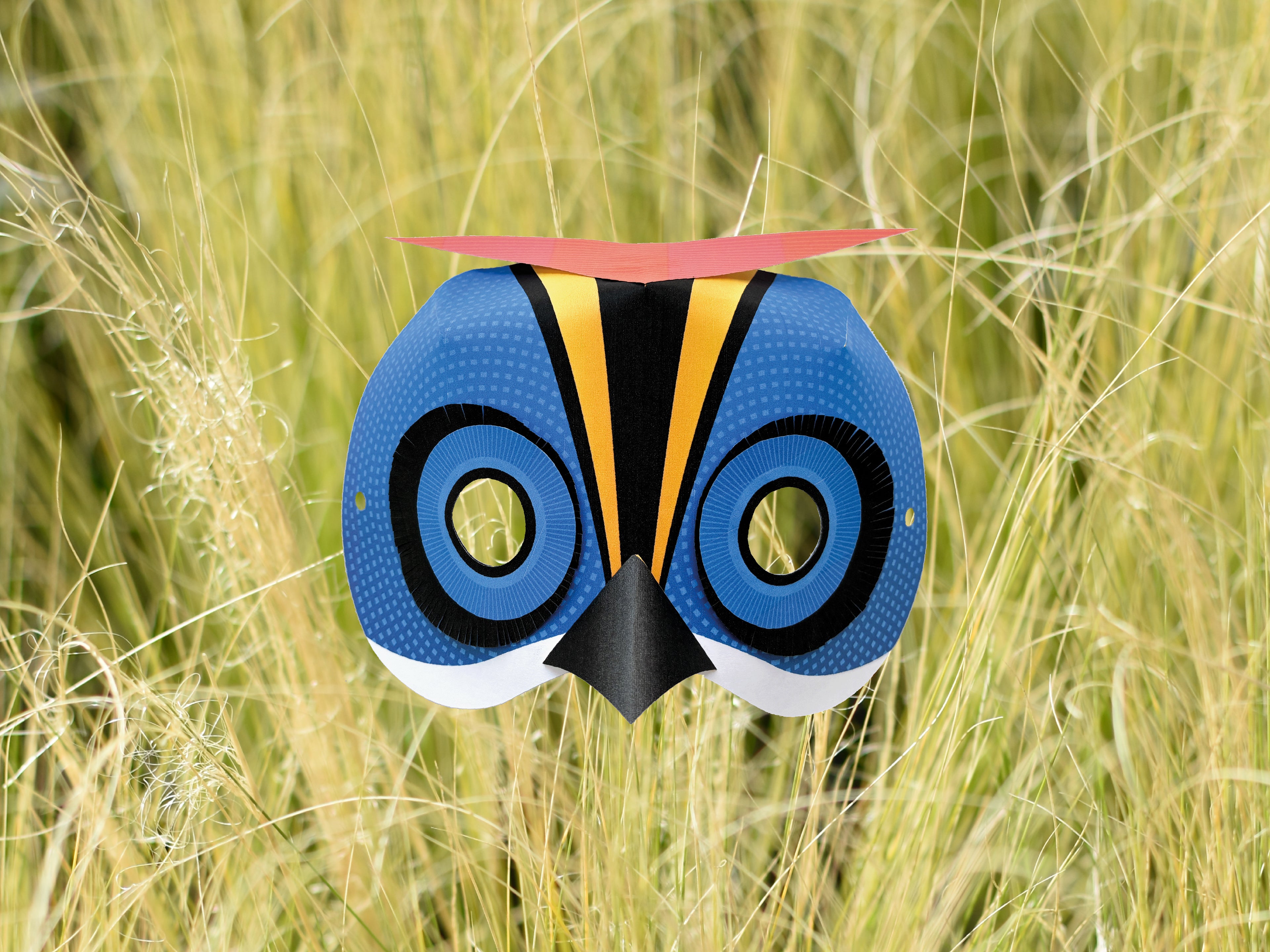 Máscaras de Papel Aves del Humedal