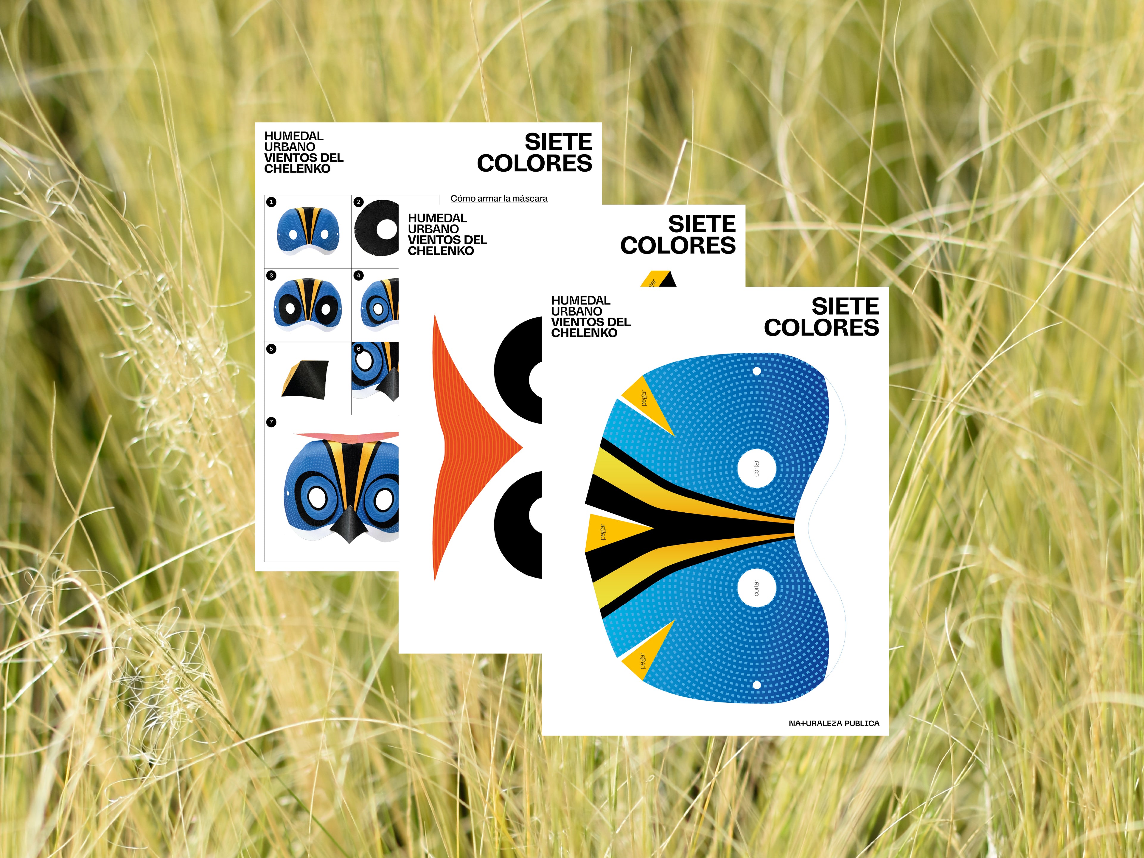 Máscaras de Papel Aves del Humedal