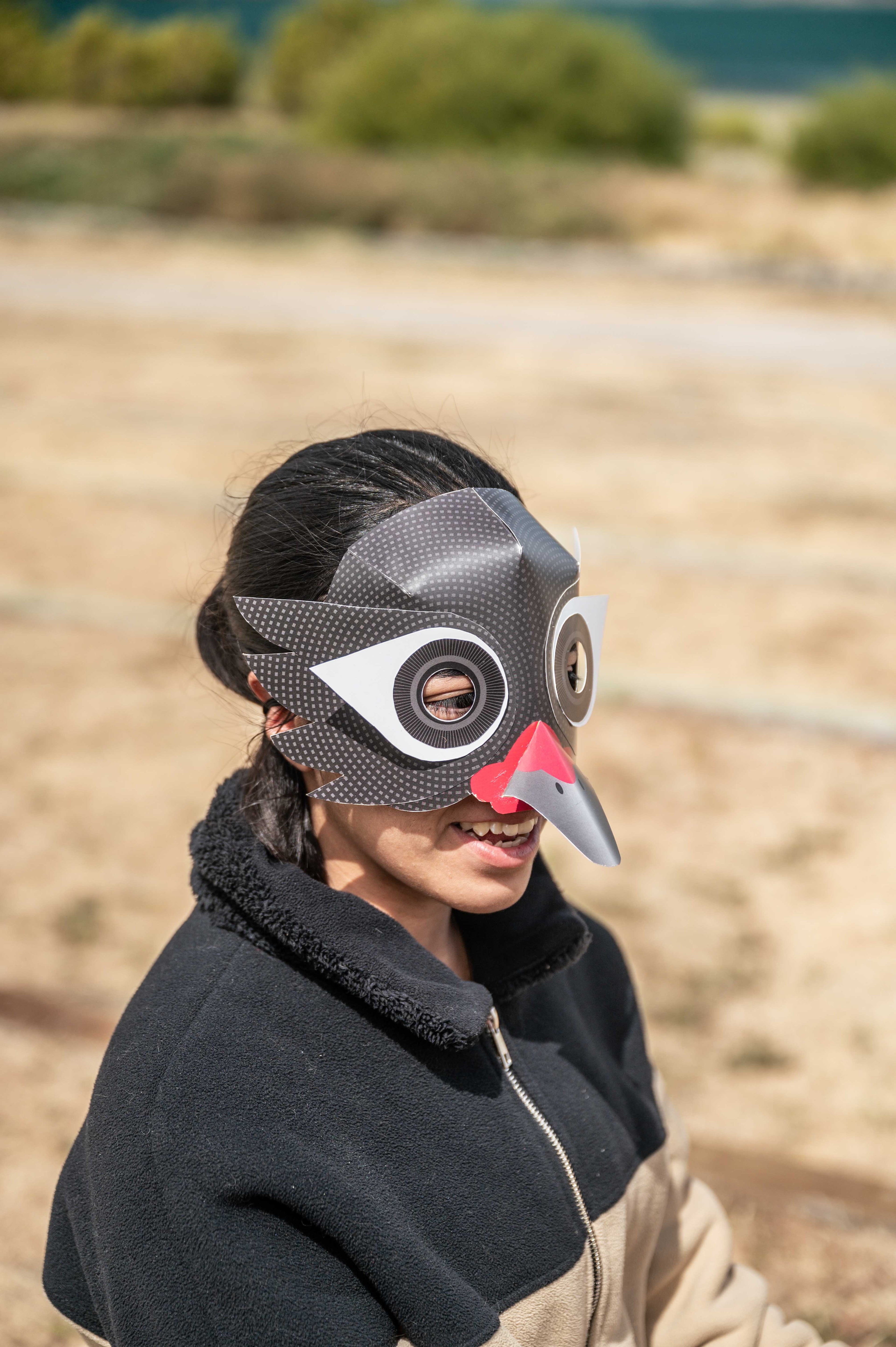 Máscaras de Papel Aves del Humedal